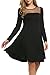 Meaneor Women's Sheer Mesh Swing Loose T-Shirt Tunic Dress