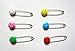 Viskey Smile Cute Baby Child Infant Kids Colorful Pins Safety Safe Hold Clip Locking Cloth,12 pcs
