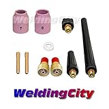 WeldingCity TIG Welding Gas Lens Accessory Kit (3/32