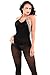 Jelove Women's Sexy Fishnet Bodystocking Leopard Print Sheer Backless Bodysuit Lingerie