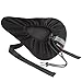 LuxoBike Gel Bike Seat Cover Padded Bicycle Seat Covers for Men - Comfort Extra Soft Padded Gel Bicycle Seat Pad - Spin Bike Seat Cushion Pads - Cycling, Spinning Class, Exercise Bike Stationary Cycle