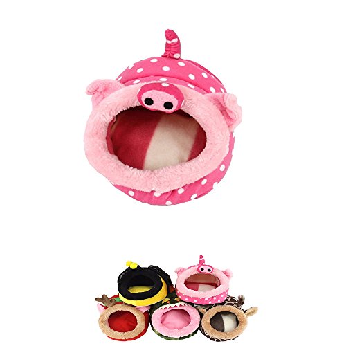 51Panda Small Animals bed Cave Mini Pet Cute House Warm Sleep Mat Pad for Hamster, Hedgehog, Squirrel, Guinea Pig, Chinchilla and Small Animals