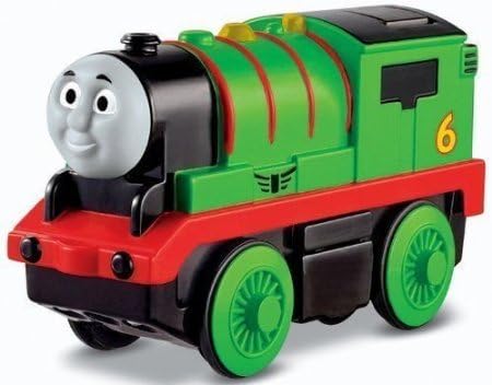 Percy Battery Operated Wooden Railroad Train Toy