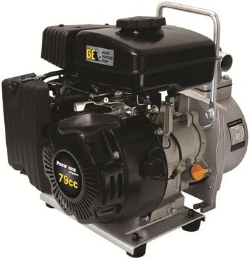 B E Pressure WP-1020R Water Transfer Pump, 1" Intake MNPT, 1" Outlet MNPT, 42 GPM, Black