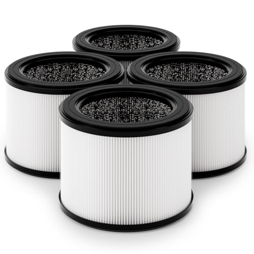 VENDFO Air Filter Replacement Standard Version for VF10, H13 True HEPA Air Cleaner Filter, 4 Pack