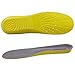 LEAGY Memory Foam Orthopedic Silica Gel Yellow Shoe Insole, Odor-x Odor Fighting Insoles, Orthopedic Shoes, Plantar Fasciitis Shoes, Orthotic Inserts (6-9 US Medium)
