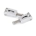 Nuolux Silver Tremolo Bridge Saddles for Electric Guitar 6pcs