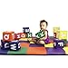 Dream Tree Building Blocks with Alphabet [Set of 12] Washable, Non-Toxic CPSIA Compliant Learning Toys Soft Foam Blocks for Toddler, Baby, Kids, and Preschool