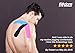 Fitdom Kinesiology Physiotherapy Synthetic Sports Tape in Uncut, Precut & Bulk Roll + Bonus Instruction. Therapeutic Taping for Knee, Shoulder, Elbow & More. Providing Recovery & Support