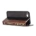 iPhone 7 Wallet Case, Miniko(TM) [Book Style] Wallet Book Case Cover Vintage for Apple iPhone 7 - Brown Classic [ Vintage Pattern] [PU Leather]
