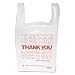 Inteplast Group THW1VAL"Thank You" Handled T-Shirt Bags, 11 1/2 x 21, Polyethylene, White (Case of 900) primary
