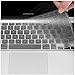 Se7enline Compatible with MacBook Pro Keyboard Cover for Mac Pro 13 inch 2022/2021/2020 & 16 inch 2019/2020 Model M1 M2 A2338/A2141/A2289/A2251 with Touch Bar, Frost Transparent