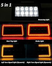 Bestview 5-In-1 LED Rear Fog Light Assembly Kits