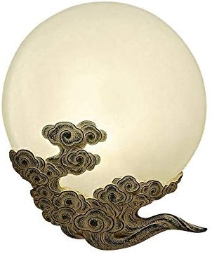 即納最大半額 新しい中国の伝統的な樹脂雲月リビングルーム壁ライト研究室廊下壁ランプ寝室バルコニー廊下壁ランプ浴室洗面所壁照明器具