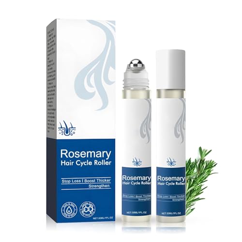 LBOYLOVE® Hair Wise Rosemary Hair Growth Serum with Redensyl and Anagain, Roll-On Boosts Oxygen Flow, Reduces Hair Fall 25ml For All Hair Types