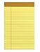 Tops Perforated Junior Pad, Canary Yellow, 24 Count