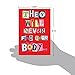 NobleWorks - Funny Card for Valentines Day - Naughty Adult Humor, Valentine Love Notecard with Envelope (1 Card) - Never Find Your Body 2151