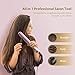 KIPOZI Hair Straightener 1 Inch Titanium Plates Professional Flat Iron with Adjustable Temperature Suitable for All Hair Types Makes Hair Shiny and Silky Heats Up Fast Dual Voltage Rose Pinkthumb 1