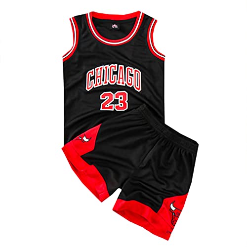 ISOVNUS 2-Piece Children's Basketball Set – T-Shirt and Shorts for Children 3-15 Years