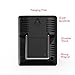 BALDR Mini Digital Portable Versatile Thermometer Hygrometer Monitor Temperature Gauge Humidity with Standing Wall Hanging Magnet babyroom Greenhouse,Black