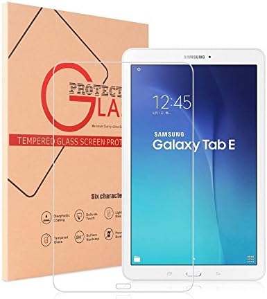 Veking 9H Hard Non-Scratch Bubble Free Crystal Clear Tempered Glass Screen Protector for Samsung Tablet E 9.6