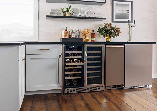 EdgeStar-CWR5631FD-30-Inch-56-Bottle-Built-In-Dual-Zone-French-Door-Wine-Cooler