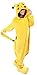 Lath.pin® Unisex Costume Animal Pikachu Cosplay Onesie Adult Pajamas Anime Cartoon Sleepwear M Size