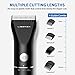 Liberex Cordless Electric Hair Clippers - Professional Rechargeable Hair Cutting Machine for Men Women Kids Baby, Barber Grooming Cutter Kit, Beard Body Trimmer Set, 20 Length, Wireless Charging