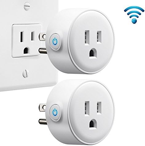 Smart Plug (2-Pack) Wi-Fi Enabled Mini Smart Switch Compatible with Alexa, Smart Phone and Remote Control Anywhere