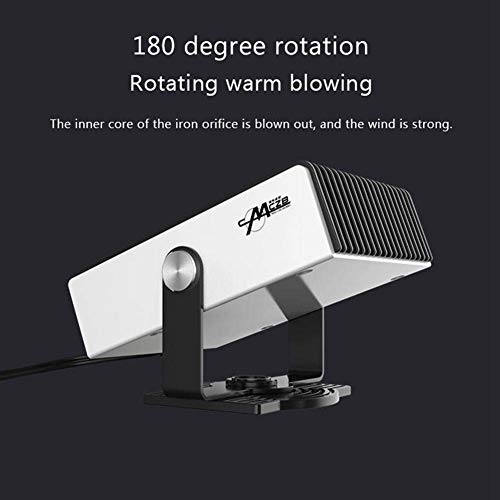 Aochol Portable Heater for Car, Car Heater Windshield Defroster with Fan, 2 in 1 12V 150W Powerful Windshield Defogger Heater & Cooling Fan, Plug in Cigarette Lighter, Heating Quickly and Low Noise