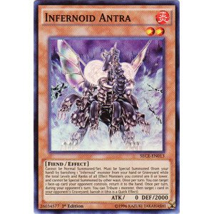 Yu-Gi-Oh! - Infernoid Antra (SECE-EN013) - Secrets of Eternity - 1st Edition - Super Rare