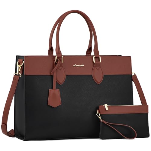 LOVEVOOK Laptoptasche Damen 15,6 Zoll, Groß Arbeitstasche Handtasche
