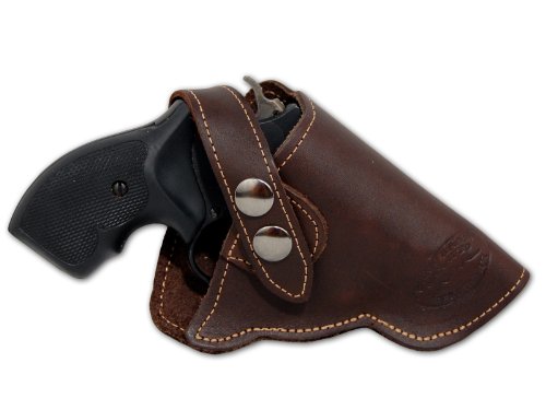 New Barsony Brown Leather OWB Holster for Snub Nose 2" 22 38 357 41 Revolvers