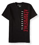 Aeropostale Men's Vertical A?Ropostale V-Neck Graphic T Shirt