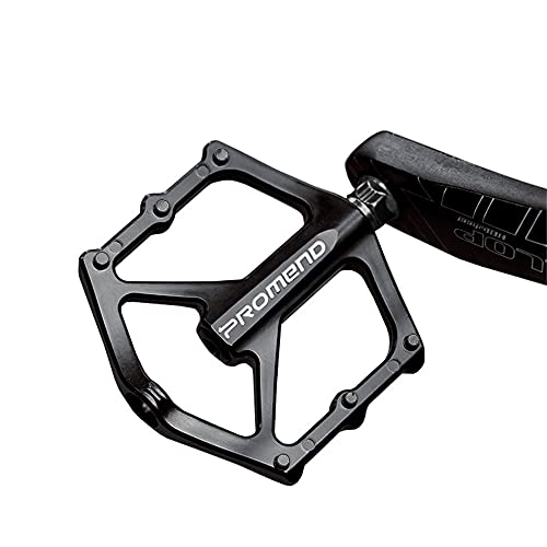ZCingo Bike Pedals for Mountain Bicycle Widen Platform Flat Pedal with Double Bearings Aluminum Alloy Lightweight Anti-Skid for 9/16\