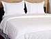 Hotel Collection Duvet Comforter Cover Set, Caspian, 100% Egyptian Cotton - Hypoallergenic, Ultra Soft Percale Lace Premium Quality Set - Includes Duvet Cover and 2 Pillow Shams, Off-White, Queen