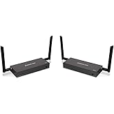 IOGEAR Long Range Wireless 4K@60 Switch/Splitter Kit, HDMI UHD 4K@60Hz, 1080p@60Hz Support, Up to 600 ft/182 m, Wireless HDMI