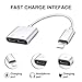 Headphone Jack Adapter for iPhone Xs MAX/XR/X/8/8 Plus/7/7 Plus/ipad/3.5mm Earphone Adaptor Charge Cable for iPhone Dongle Extension Cord Cable AUX Female Support for iOS All -Whitethumb 1