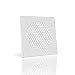 AC Infinity White Ventilation Grille 6", for PC Computer AV Electronic Cabinets, Replacement Grille for AIRPLATE S3/T3