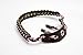 Bow Wrist Sling 550 Paracord - Survival Hunting Shooting - Durable Leather with Grommet (Bright Pink)