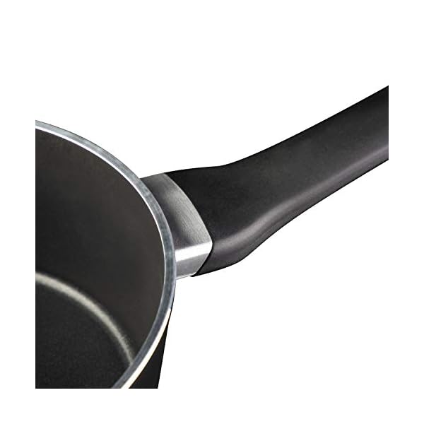 Masterchef Non Stick Saucepan for Induction Hobs 18cm Sauce Pot with Lid for all Cooking Surfaces Swiss Engineered…