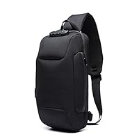 OZUKO Sling Backpack, USB Anti-Theft Men