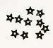 Black Hollow Star Silicone O-Rings (Pack of 10)