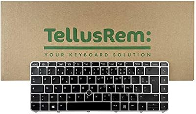 TellusRem French Backlit Keyboard for HP 840 G3 G4 745 G3 G4
