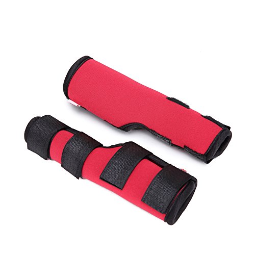 ieasysexy Dog Surgical Injury Boots Protects Wounds Brace Heals and Prevents Injuries and Sprains Rehabilitation Knee Protector for Dogs Dog Leggings Helps Arthritis (Red for S) - Thumbnail 3