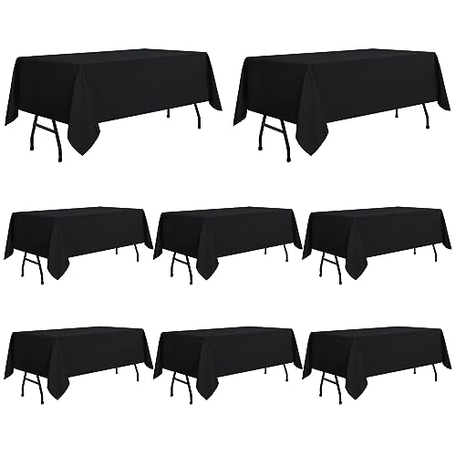Sancua Black Rectangle Tablecloth