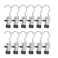 WofuL Clothes Pins Stainless Steel Travel Home Clothing Boot Hanger Hold Clips Laundry Hook Boot Clips 24 PCS