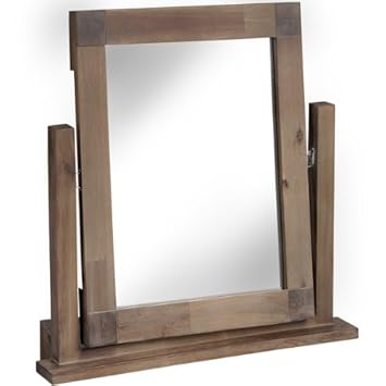 Free Standing Mirror In Dark Wood Finish Perfect For On A