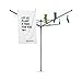 Brabantia Topspinner Outdoor 4 Arm Spinning Clothesline (131 ft/Ø 1.8