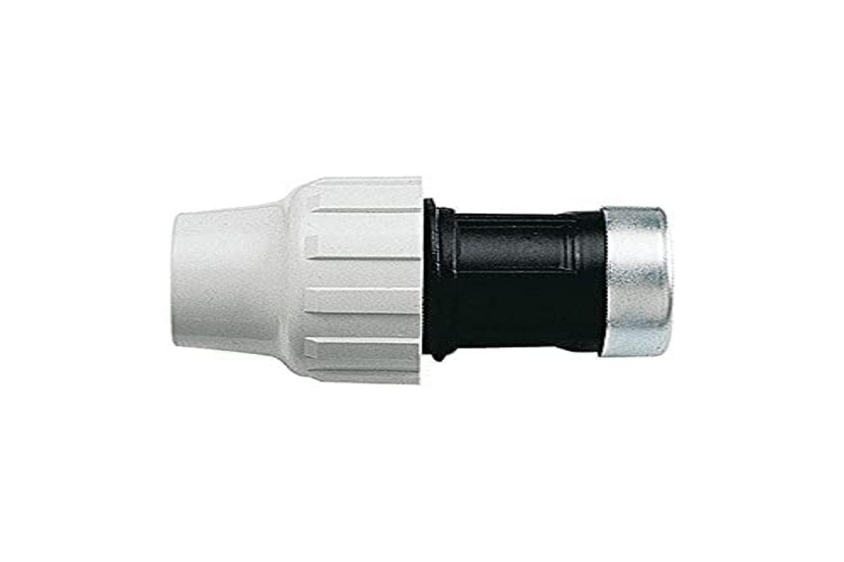 SOMATHERM FOR YOU ///3730-32-26E Conn DRT F26 / 34/32 PE Plast Plastic Socket Coupling Straight for D32 pipe-F26 / 34-Outer clamp, White-Space, WEIBLICH 26/34 (1")